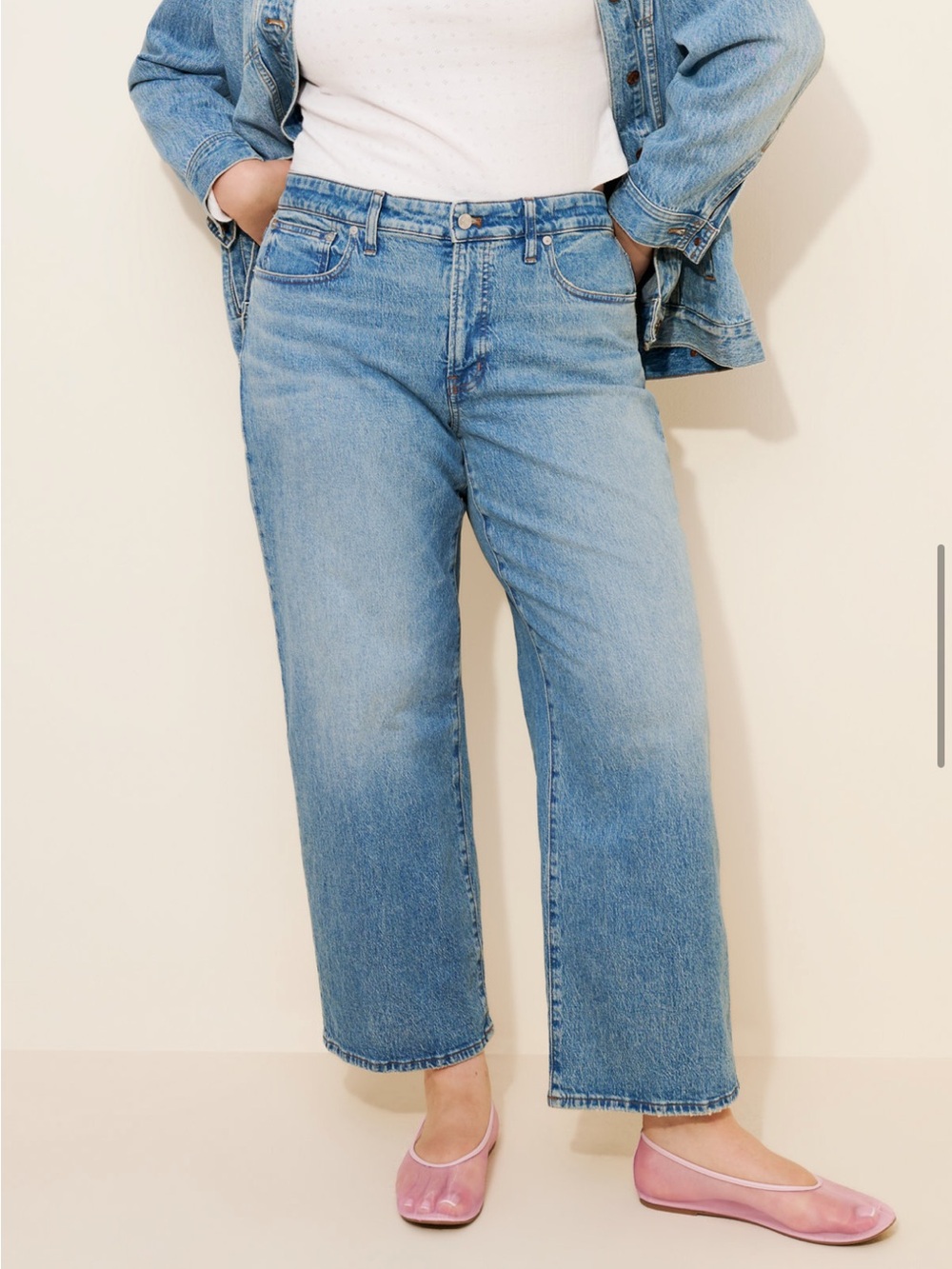 Madewell The Perfect Vintage Wide-Leg Jeans NWOT